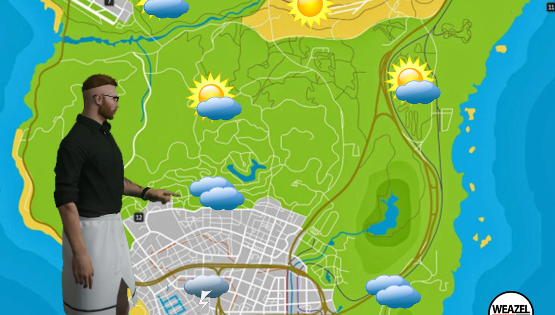 Un vent violent souffle sur Los Santos.