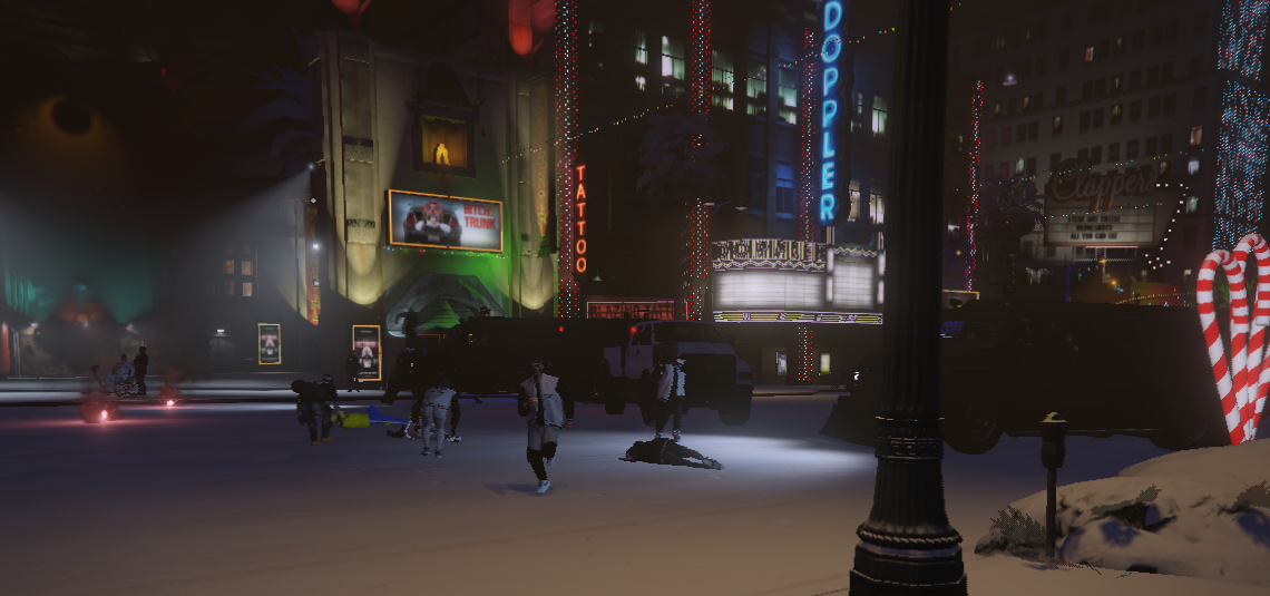 Soirée agitée sur Vinewood Boulevard