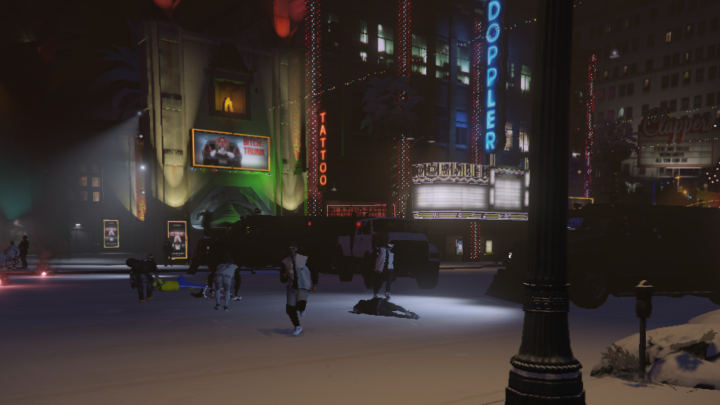 Soirée agitée sur Vinewood Boulevard