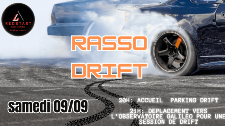 AGENDA : Rassemblement drift samedi 9 septembre