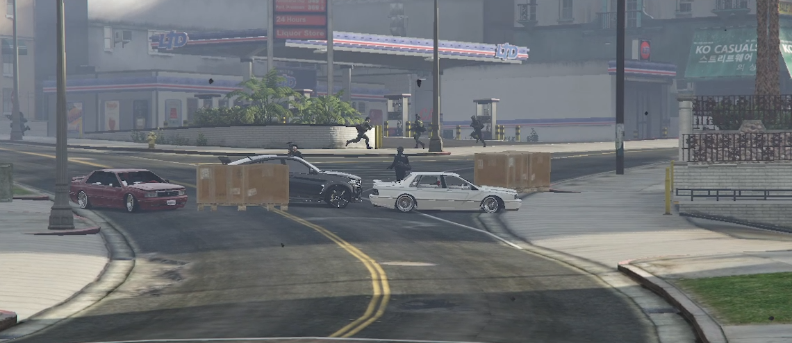 Le LSPD se confronte à la Kkangpae