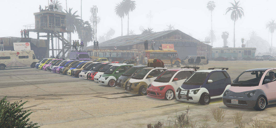 Pantos en folie à l’aéroport de Sandy Shores
