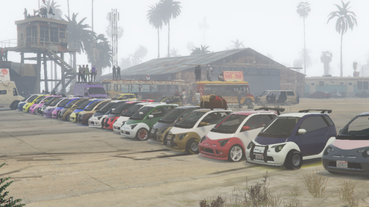 Pantos en folie à l’aéroport de Sandy Shores