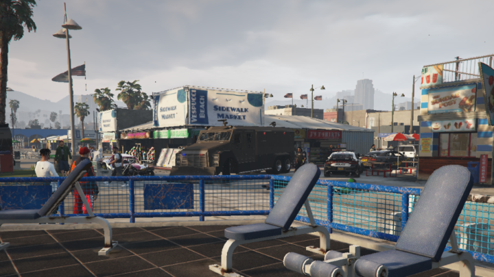 La salle de sport de Vespucci Beach : un endroit devenu infréquentable ?