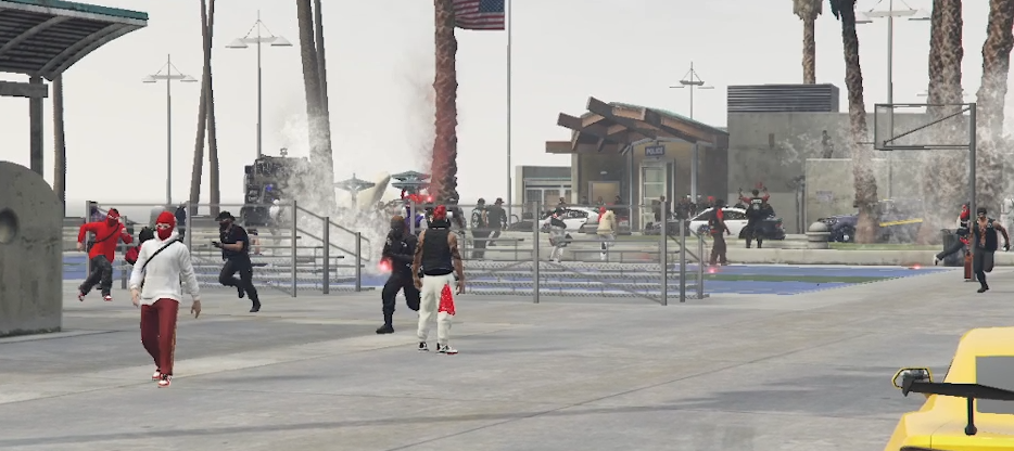 Tensions à Vespucci Beach : Le Nouveau Poste de Police Divise la Communauté