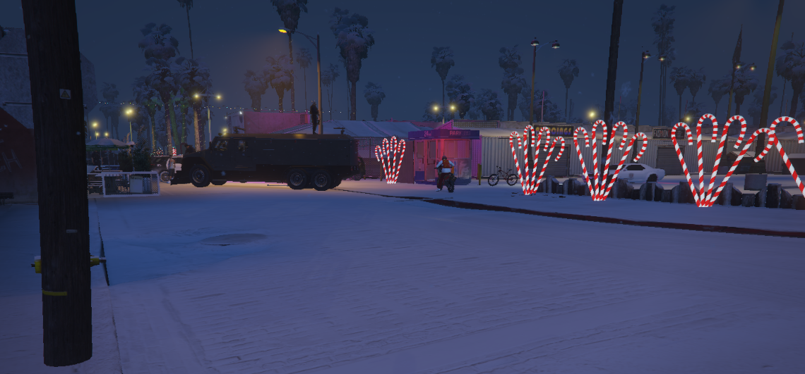 Pas de trêve de Noël à Vespucci Beach
