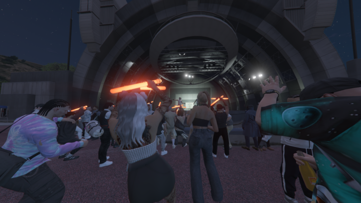 Rickem et le P-RAT RECORDZ mettent le feu au Vinewood Bowl