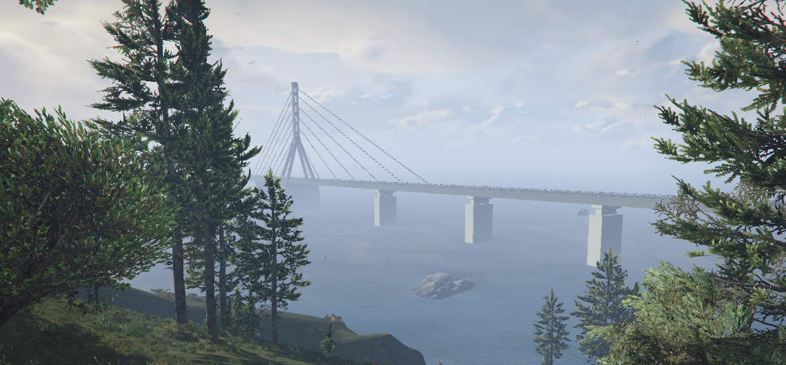 Inauguration du pont entre San Andreas et Cayo Perico