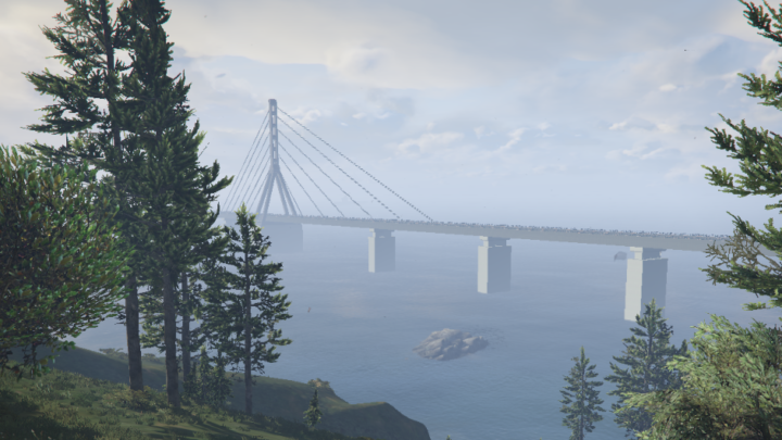 Inauguration du pont entre San Andreas et Cayo Perico