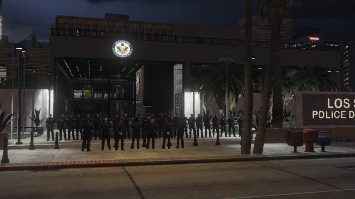 Inauguration du poste de police Dorset
