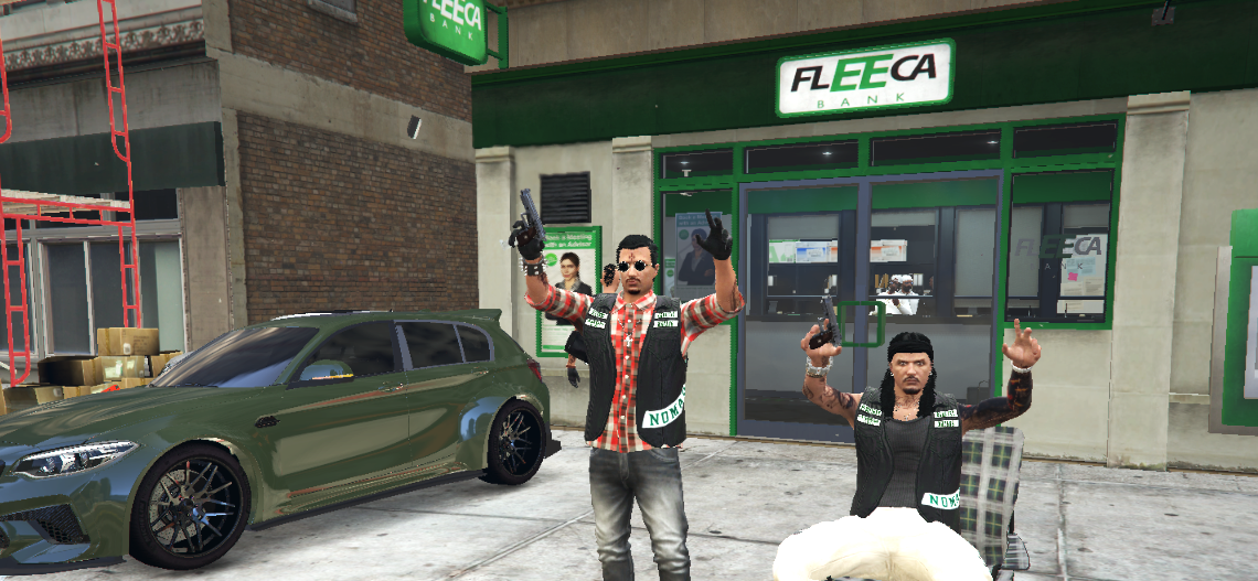 Braquage audacieux à la Fleeca Bank : Le MC Los Mayans attend le LSPD