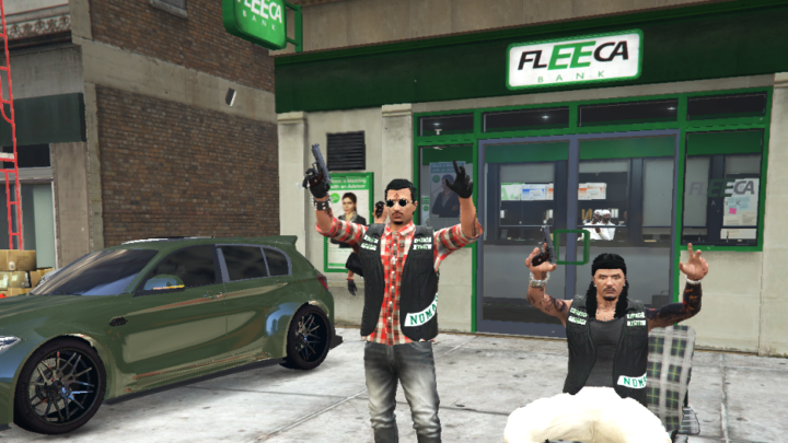 Braquage audacieux à la Fleeca Bank : Le MC Los Mayans attend le LSPD