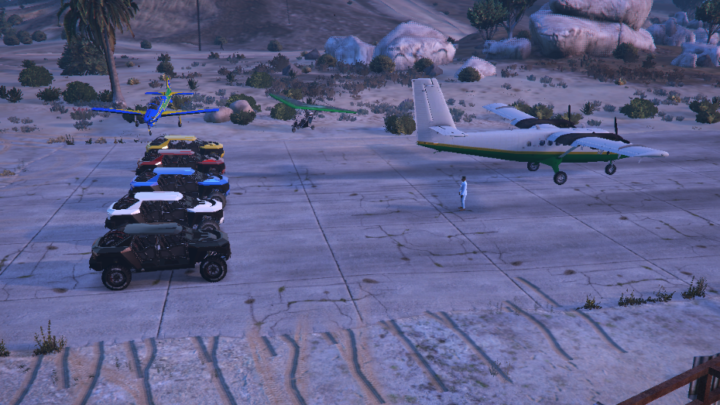 Événement de l&rsquo;AAC à l’aérodrome de Sandy Shores : Une course unique entre ciel et terre