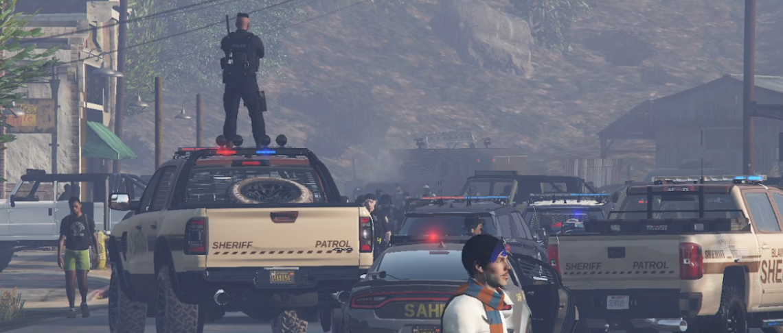 Incidents à Grapeseed : Confrontation entre le LSPD et un groupe de motards