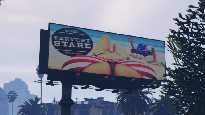 Les meilleurs (ou les pires) affiches publicitaires de San Andreas !