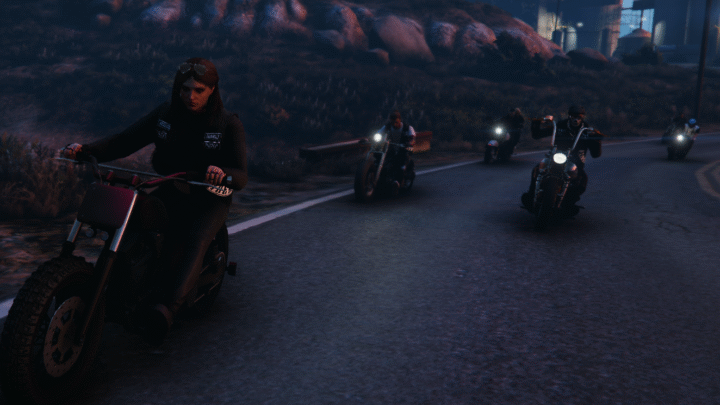 🏍️ Balade moto des Lost MC : de Stab City à la Marina, moteurs, musique et bonne ambiance au rendez-vous !
