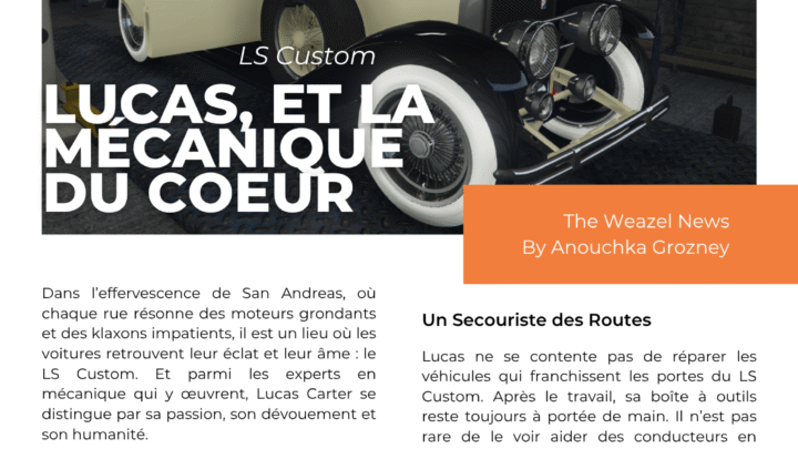 Lucas, et la mécanique du coeur
