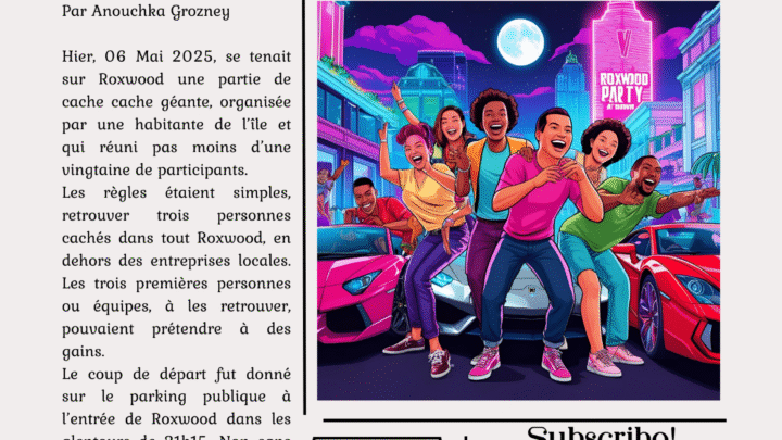 Partie de cache cache sur Roxwood !