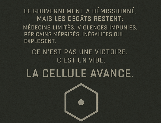 Le cri masqué de la Cellule Grise contre les injustices.
