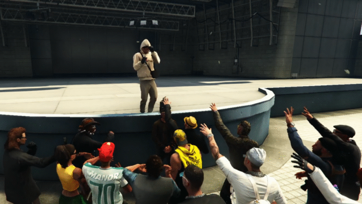 Concert surprise au théâtre de Los Santos : Maes ou un sosie ? (VIDEO)