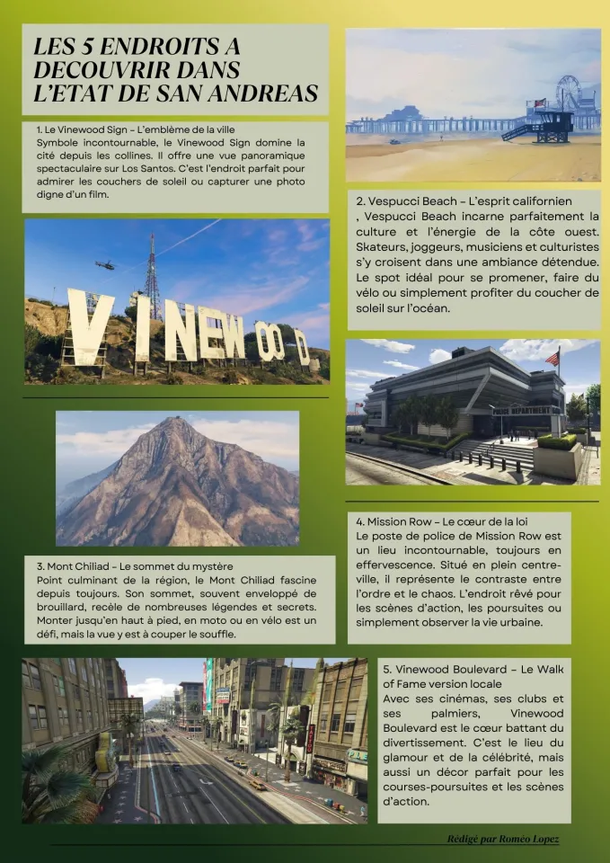 Les 5 endroits à découvrir dans l&rsquo;état de San Andreas !